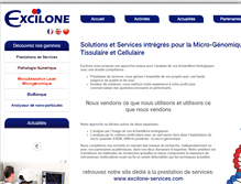 Tablet Screenshot of excilone.com